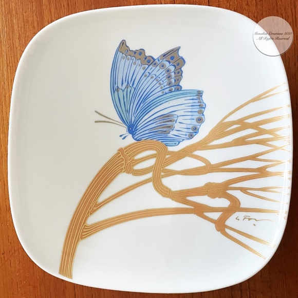 Rosenthal Germany Plate Alain Le Foll Butterfly Studio Linie - Picture 1 of 7